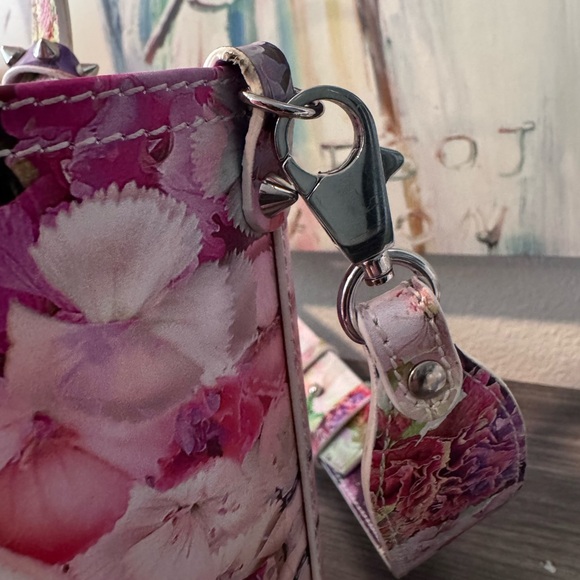 Floral Christian Louboutin Two Way Bag - Picture 5 of 5
